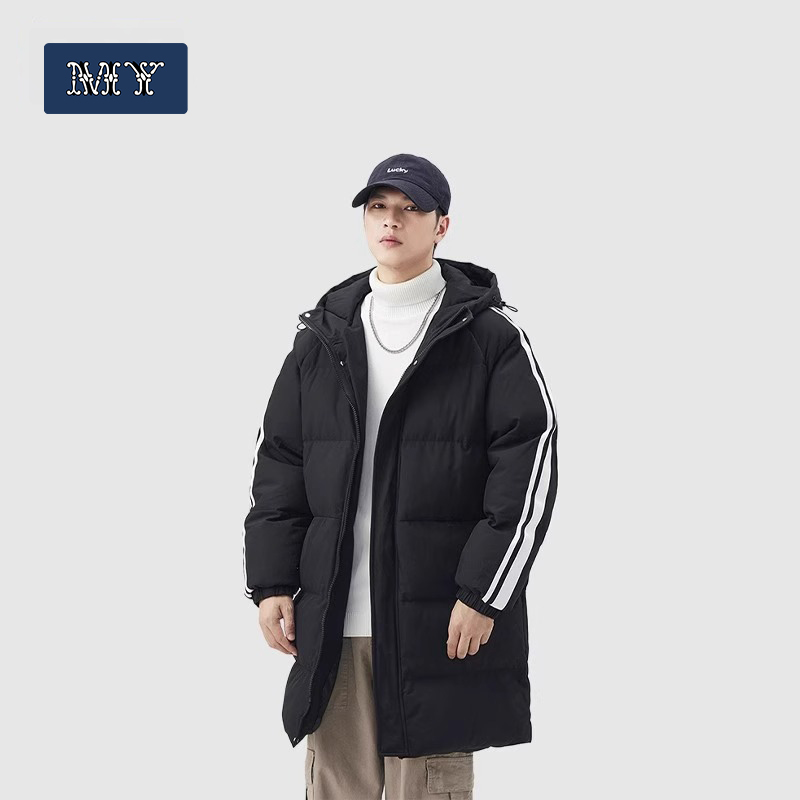 【官方正品】中长款棉服冬新款过膝宽松加厚棉袄外套面包服