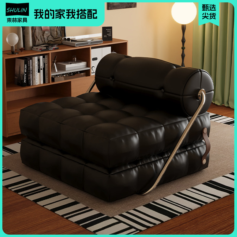 懒人沙发可躺可睡单人卧室可爱折叠沙发床小户型躺椅可折叠榻榻米