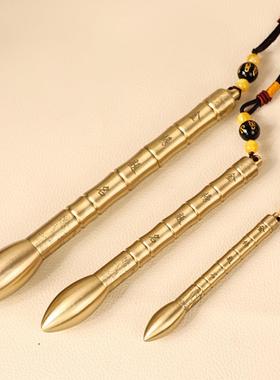 纯黄铜文昌笔摆件铜文昌笔挂件书房办公室金榜题名学生学习状元笔