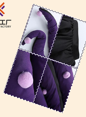 万圣节服装黑色紫色章鱼八爪鱼成人长触手cosplay连衣裙派对舞会