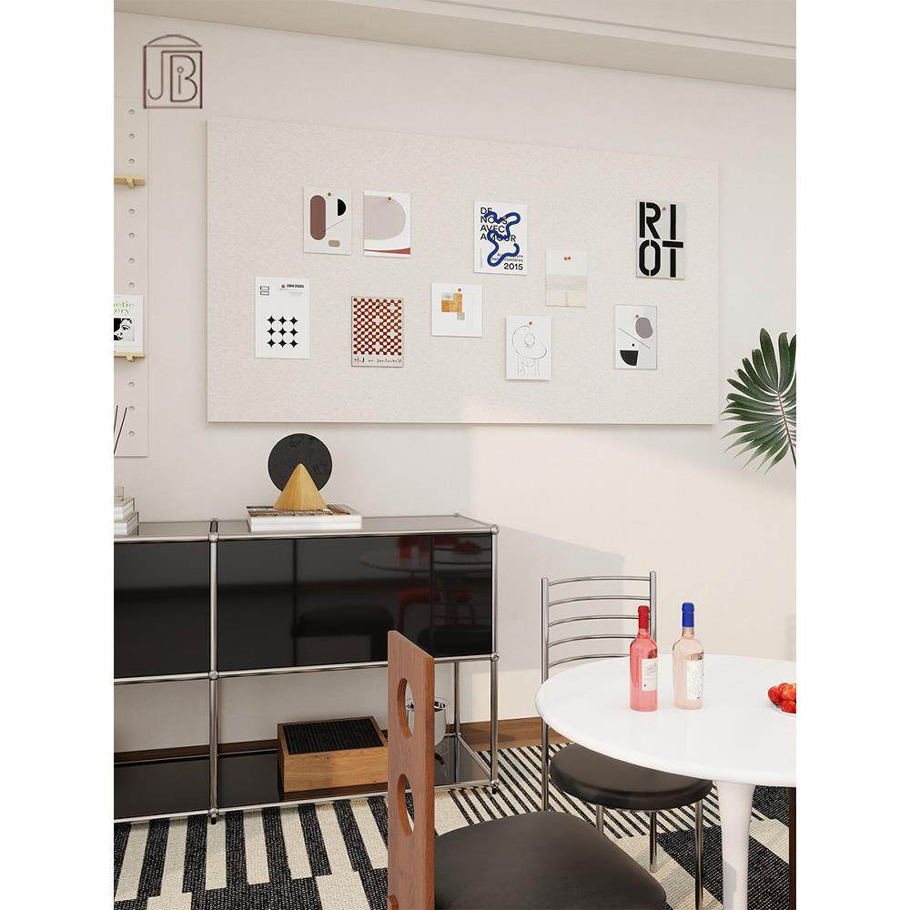 毛毡板照片墙愿景板餐厅玄关墙壁装饰改造相片展示板饰品收纳墙贴