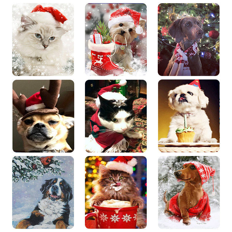 5d钻石画 圣诞节鑽石畫 钻石画diy 钻石画满钻 钻石贴画 钻石绣画,居家布艺,钻石绣,淘宝优惠券,粉丝福利购,淘宝优惠卷