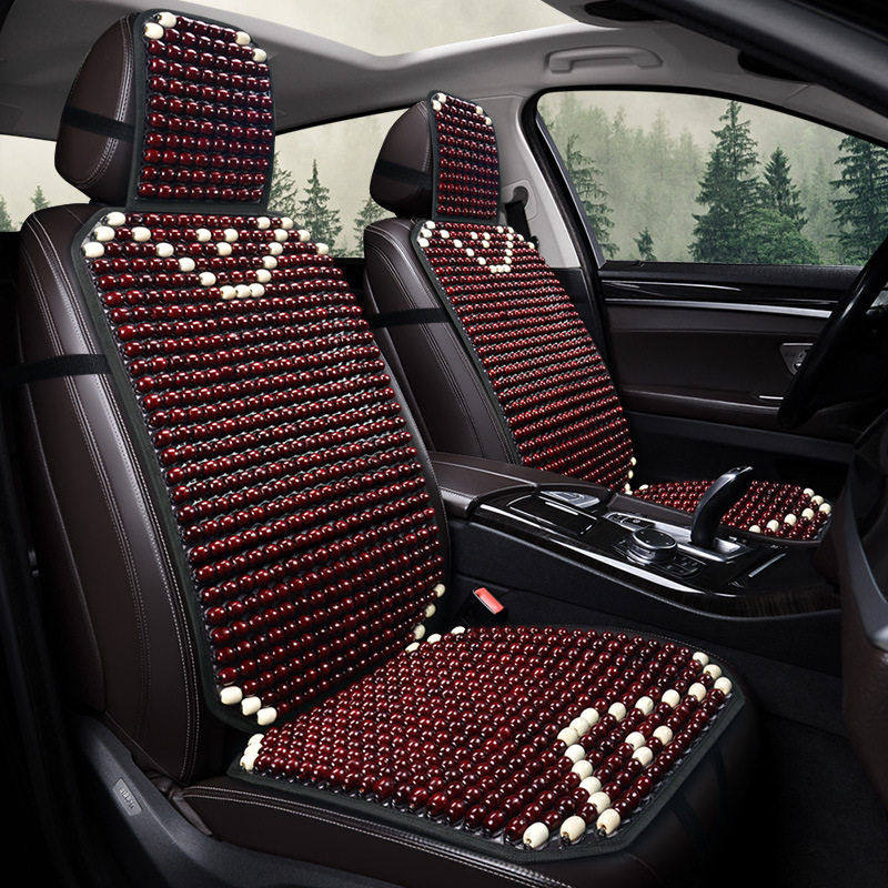 2024新款汽车清凉坐垫按摩腰垫座椅靠背木珠护腰四季通用汽车座垫,汽车用品/电子/清洗/改装,通用座套/座垫,淘宝优惠券,粉丝福利购,淘宝优惠卷