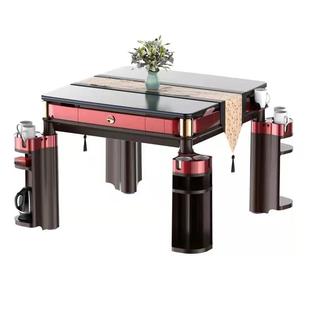 成都川麻全自动麻将机椅子静音实木餐桌两用四口带盖板家用 44-60