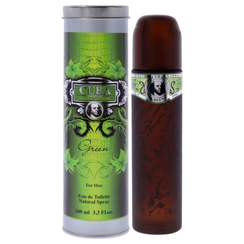 美国直邮CUBA古巴男士香水 金色 绿色 灰色 橘色 35ml/100ml