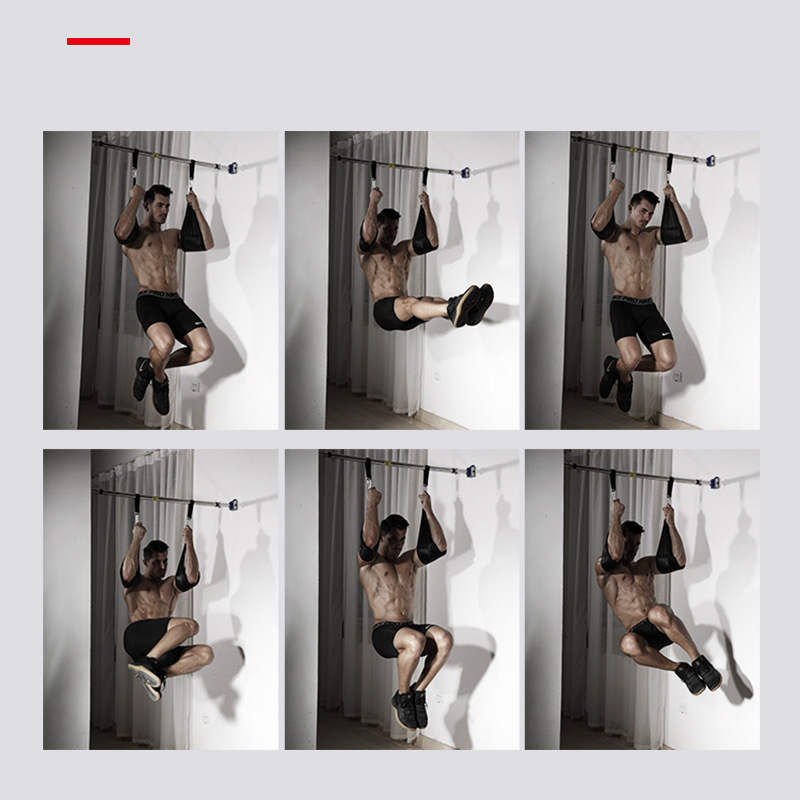 引体向上单杠吊带腹肌带悬挂训练