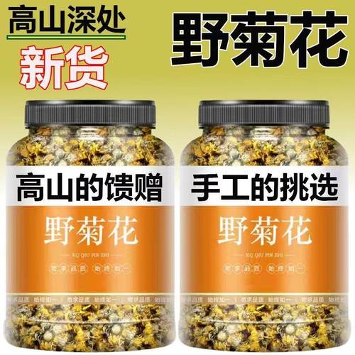 正品野菊花优质正宗无硫晒干正宗野菊花货新货菊花罐装菊花泡茶