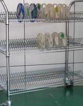 S物料架_SMT料盘存放车_无M尘室SMTT料盘架