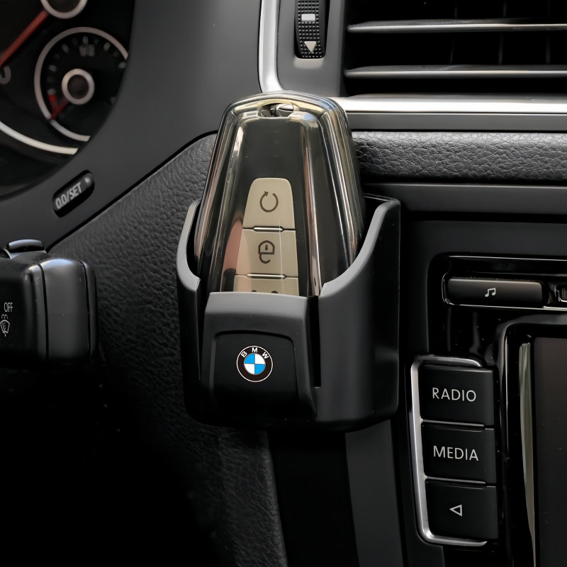 宝马中控台防压钥匙储物盒