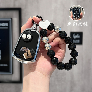 适用凯迪拉克XTS钥匙套XT4壳XT6全包CT6装 饰XT5简约XTS挂扣ATS