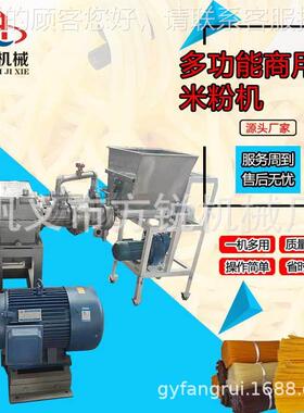 大型不锈钢水洗米线机 自杂多粮米粉制作设备配备种模具可MVW全动