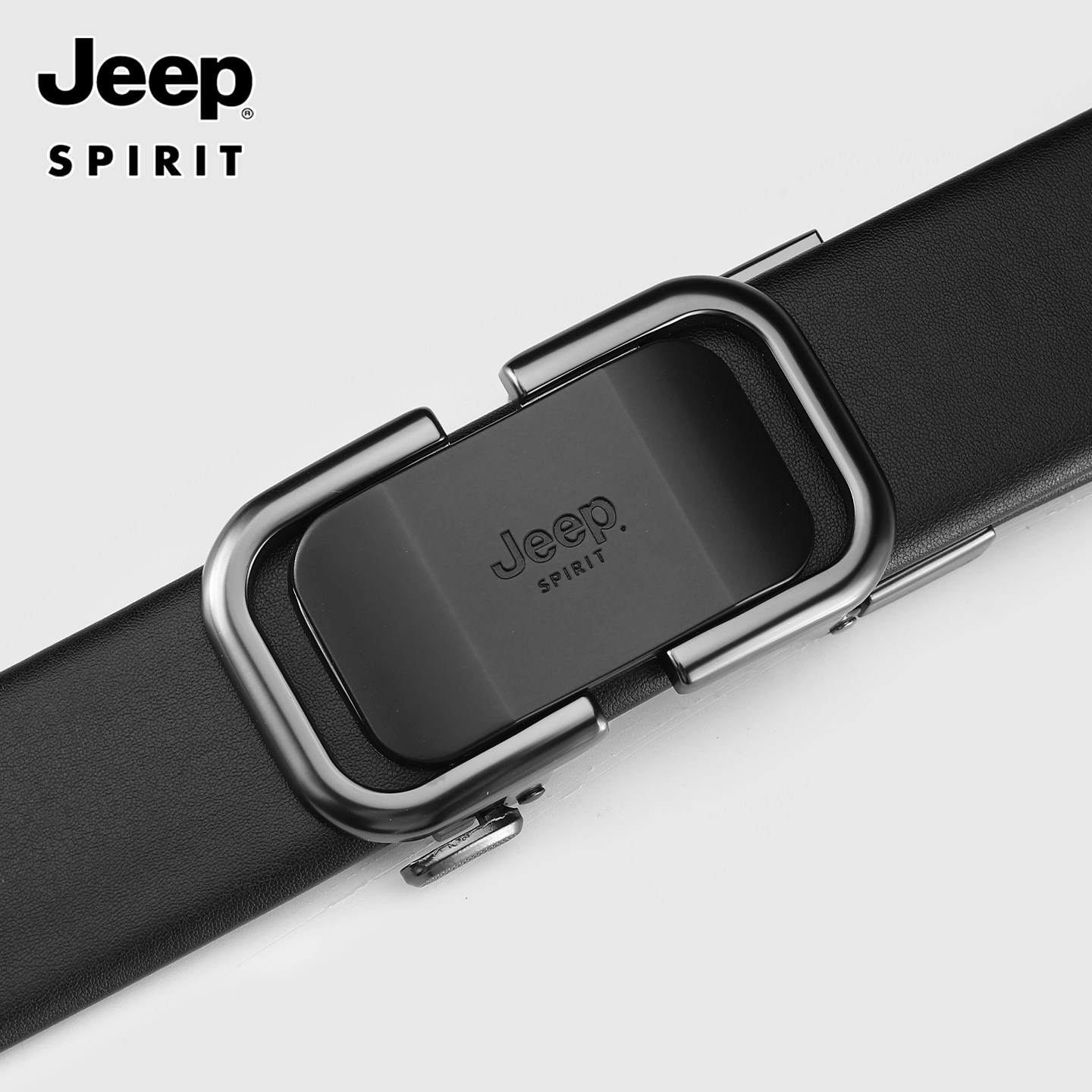 JEEP吉普男士牛皮自动扣皮带