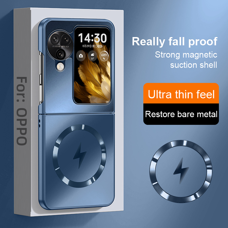 oppo find n3flip手机壳findn3filp保护套n2flp超薄PHT110磨砂fd二三代前后flnd硬oppon3车载磁吸PGT110外壳