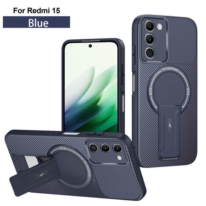小米红米15C手机壳Redmi14C海外版保护套4G/5G磁吸13C国际版A5带支架A3全包镜头K80pro防摔C15POR机甲风外壳