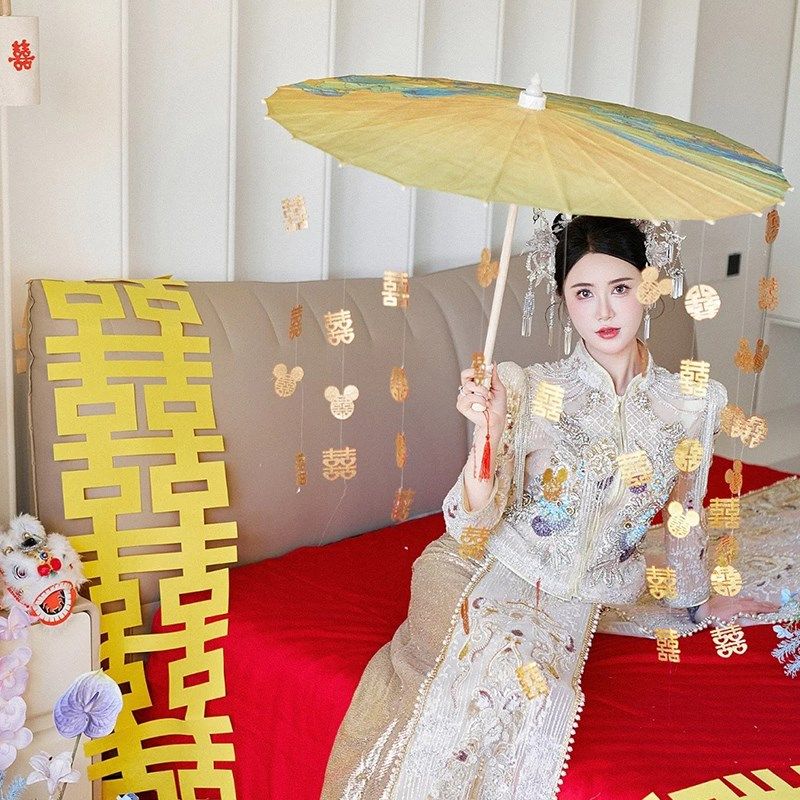 极速中式喜字婚伞油伞国风伞晨袍拍摄道具婚礼喜字V复古拍照旗袍,节庆用品/礼品,婚房装扮用品,淘宝优惠券,粉丝福利购,淘宝优惠卷