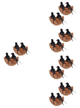 极速10 Setes  of  Vivid Swallow Nest Artificial Bird Figurin