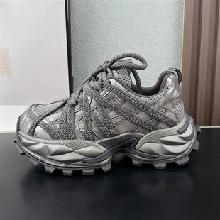 新品厚底轻便防滑老爹鞋女s2026新款春款女款鞋子女爆款软底不累