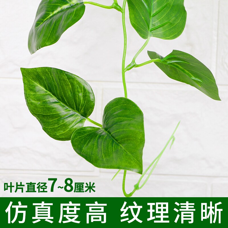 新品假绿箩藤仿真绿色装饰植物藤仿真绿植