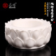 新品 房山汉白玉石雕玉石石头圆形莲花香炉墓地供S奉祭祀灵堂家用