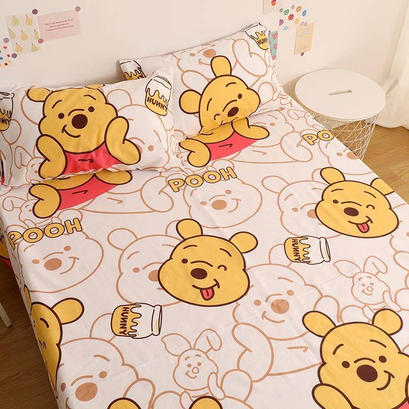 极速噗噗熊48x74cm纯棉枕套单只件一对装卡通S可爱宿舍儿童全棉枕,床上用品,枕套,淘宝优惠券,粉丝福利购,淘宝优惠卷