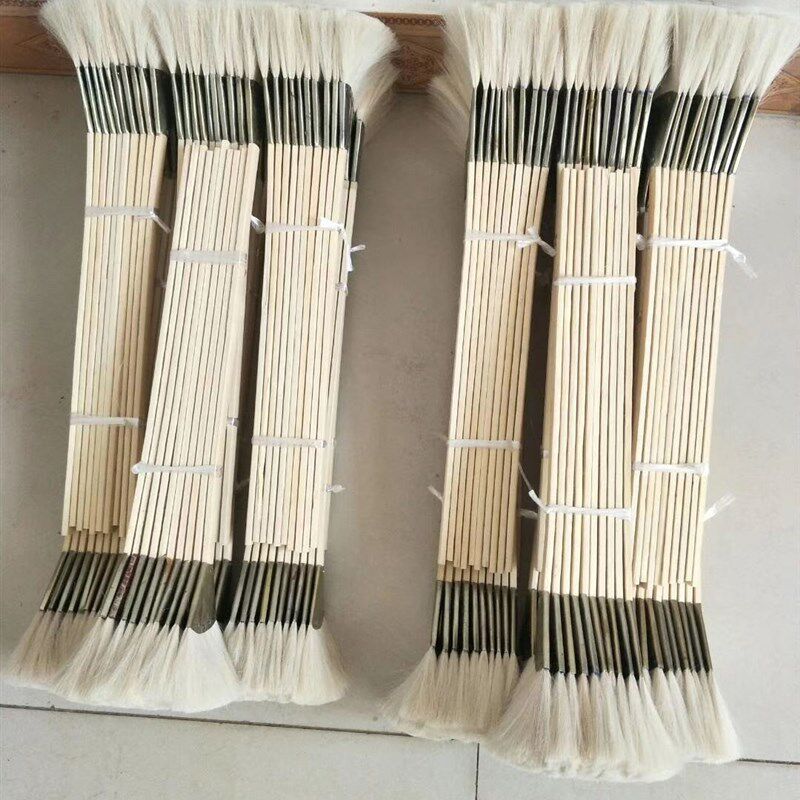 极速铸造工具担笔掸笔羊毛刷子猪鬃刷圆水扫笔涂料刷W排笔软毛刷