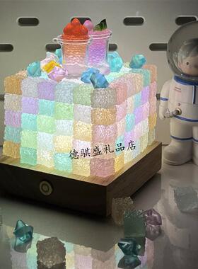 极速diy迷你甜蜜蜜 糖果小夜灯B摆件手工装饰灯送男友礼物生日毕