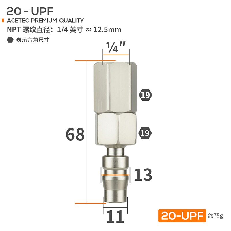 极速喷漆枪接头快k速接头油漆喷枪尾部转换接口连接头气管配件大