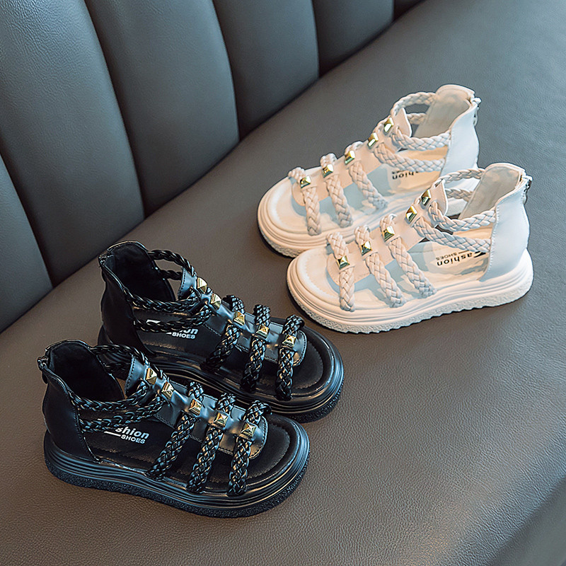 极速凉鞋女款儿童夏季罗马女宝四岁鞋子J幼儿公主风夏天穿的女童