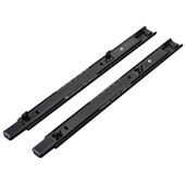 极速加厚电脑键盘托架滑轨办公桌吊装 滑道二节导轨抽屉X带耳轨道2