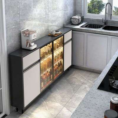 厨房窄边柜25公分超薄餐边柜置物柜宽30极窄20cm薄柜侧柜小薄柜子