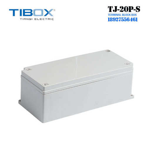 TJ-20P-S工控盒20位带端子接线盒ABS塑料电源分线盒TIBOX天齐现货