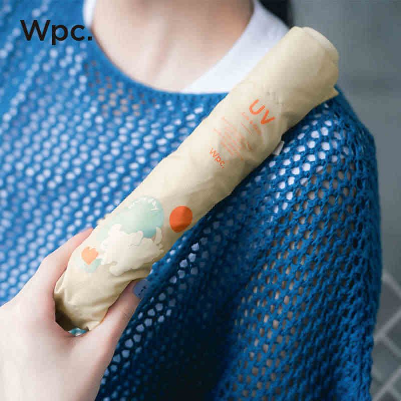 wpc雨伞手动小巧折叠超轻便携拒水迷你口袋三折轻量化伞图片