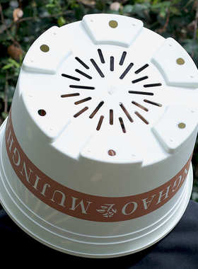 超大号矮胖加仑盆加厚超厚矮加仑盆矮胖大口径白色三代控根透气盆