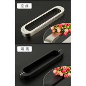 加厚不锈钢拉手玻璃门有框门木门豪华玫瑰金香槟金哑黑简约门把手