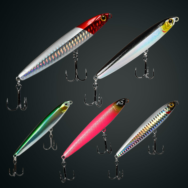 路亚假饵套装鬼超飞二代沉水铅笔远投缓沉颤沉鳡鱼翘嘴鳜鱼路亚饵