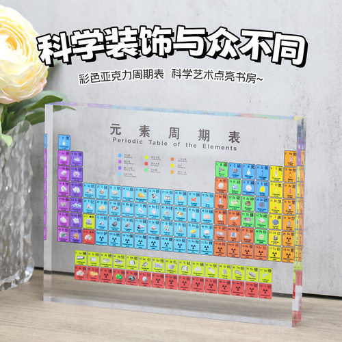 中英双语亚克力彩色印刷摆件