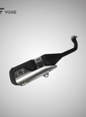 。隆鑫无极LX300-9 350AC原装消声器排气管前 后段装饰罩装饰板护