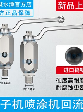 970喷涂机回流阀833腻子喷涂机配件泄压阀回水阀腻子喷涂机回流阀