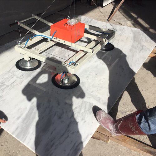 充电式可吸石板石材玻璃陶瓷真空吸吊机可翻转真空吸盘主机吊具