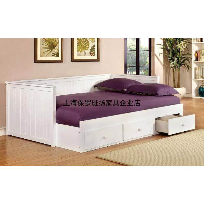 简约实木沙发床可折叠坐868卧两型用沙床多功能推伸缩小户沙发发拉床