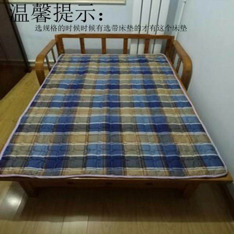 OoR竹木沙发床儿童简易床双人单人午睡床竹床出租屋折叠床成人凉
