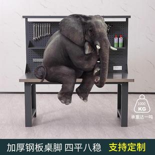 操不銹維鋼作臺帶750燈架工廠車間流水線裝 配修檢工驗作臺重型鉗