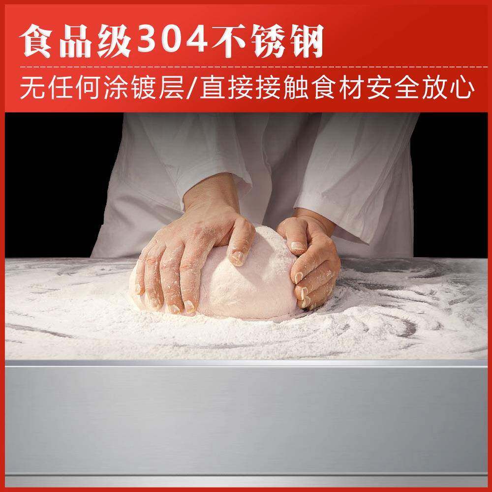 304推不钢工CTL作台围锈边厨房酒店拉门操作打荷家台商用收纳储物