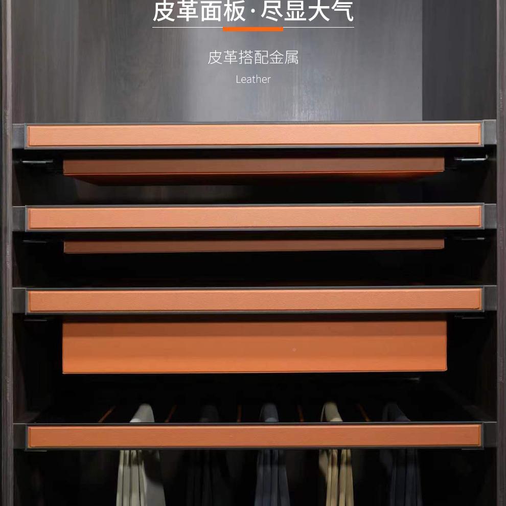 衣篮柜拉纳抽屉式衣帽衣橱内伸缩裤架家用衣间橱QEV柜子推拉收储