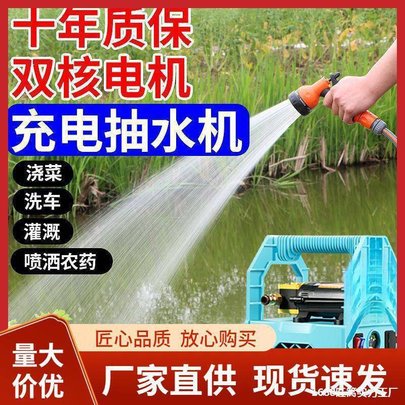 微型12184水抽水农用灌小溉电充式抽水泵泵抽水菜园浇水浇菜
