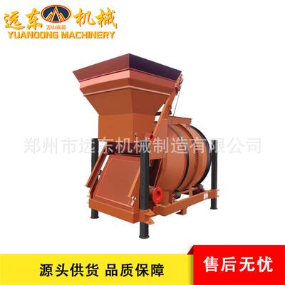 现货JZC500全自房动爬中齿圈斗搅拌机自上料IES建筑工动地盖搅拌