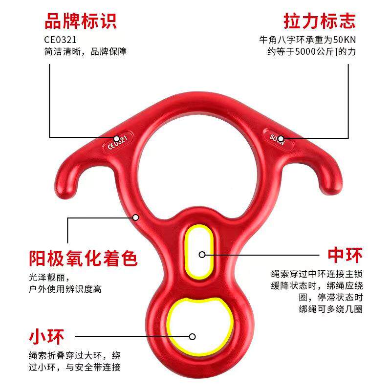 攀岩速降套装高作业安全带登山防滑手套全绳空帽电工施工安保险带