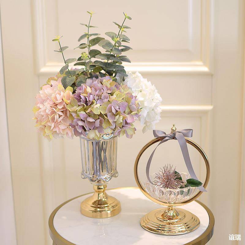 欧式花瓶花艺组合套装样板房家居客厅软装饰品  茶几餐桌摆设