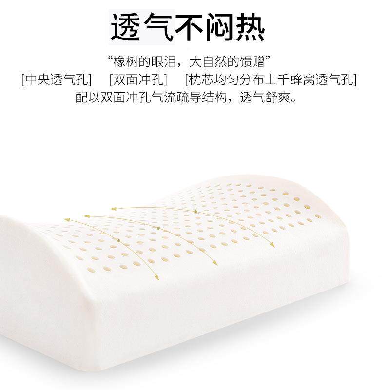 泰国乳胶靠垫637靠汽车背靠椅子腰垫体工学设人计腰靠枕腰腰部垫