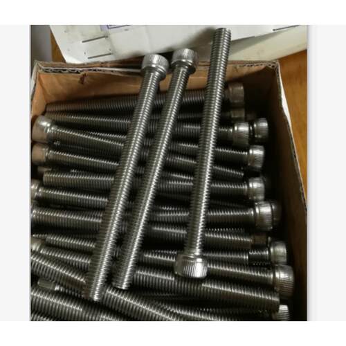 DIN91RRR2不锈钢内六M9角圆柱头长螺丝全牙8加X5